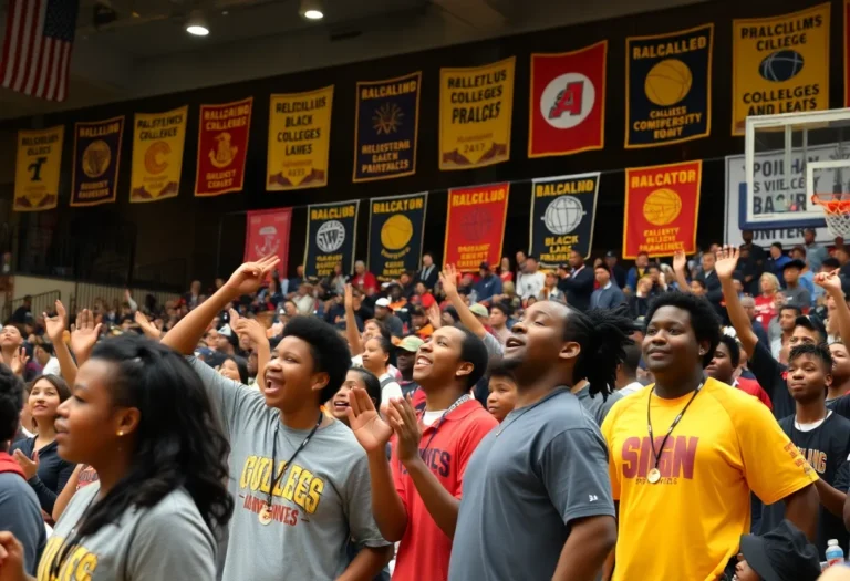 FAMU team participating in the HBCU Hoops Invitational