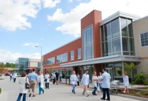 A view of the new healthcare facility in Fort Mill, South Carolina
