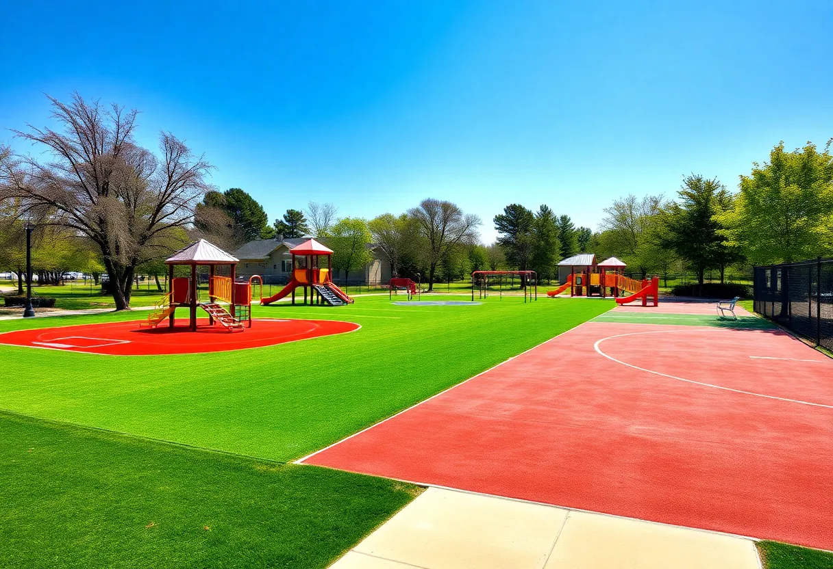 Inclusive playground at Miracle Park in Rock Hill