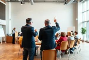 Image depicting political engagement in a legislative assembly