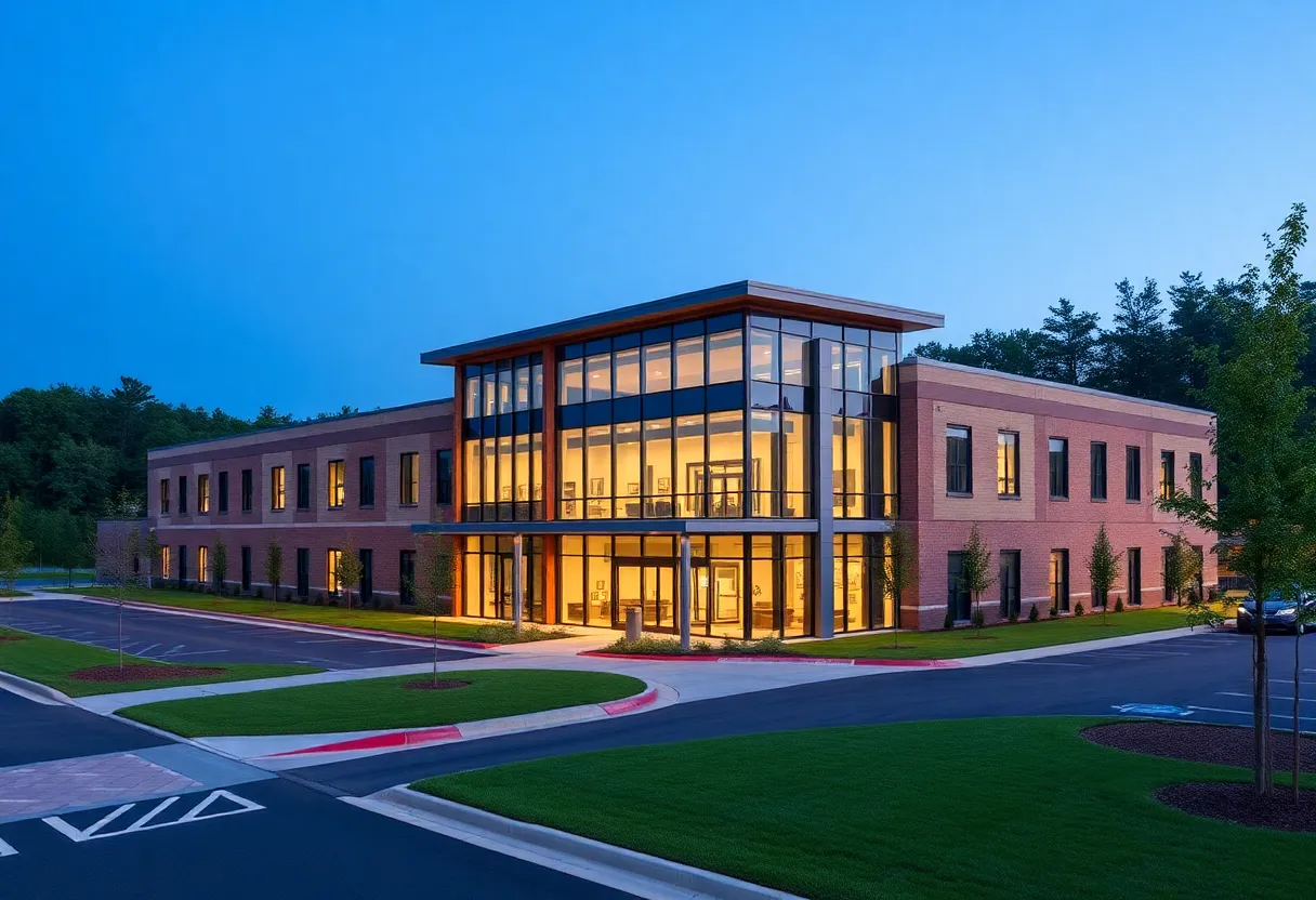 New headquarters of Riverstone Logistics at The Thread in Rock Hill, SC