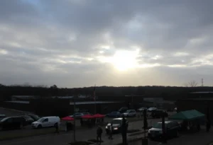 Rock Hill SC community activities during weather change with sunny skies.