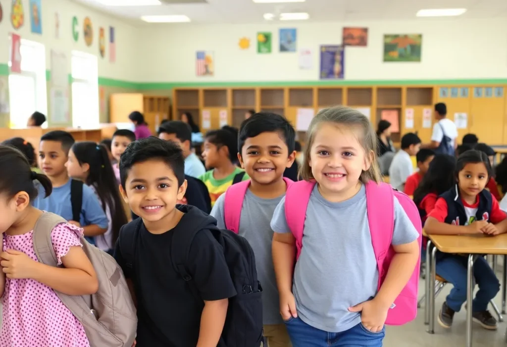 Students participating in various school activities in Rock Hill