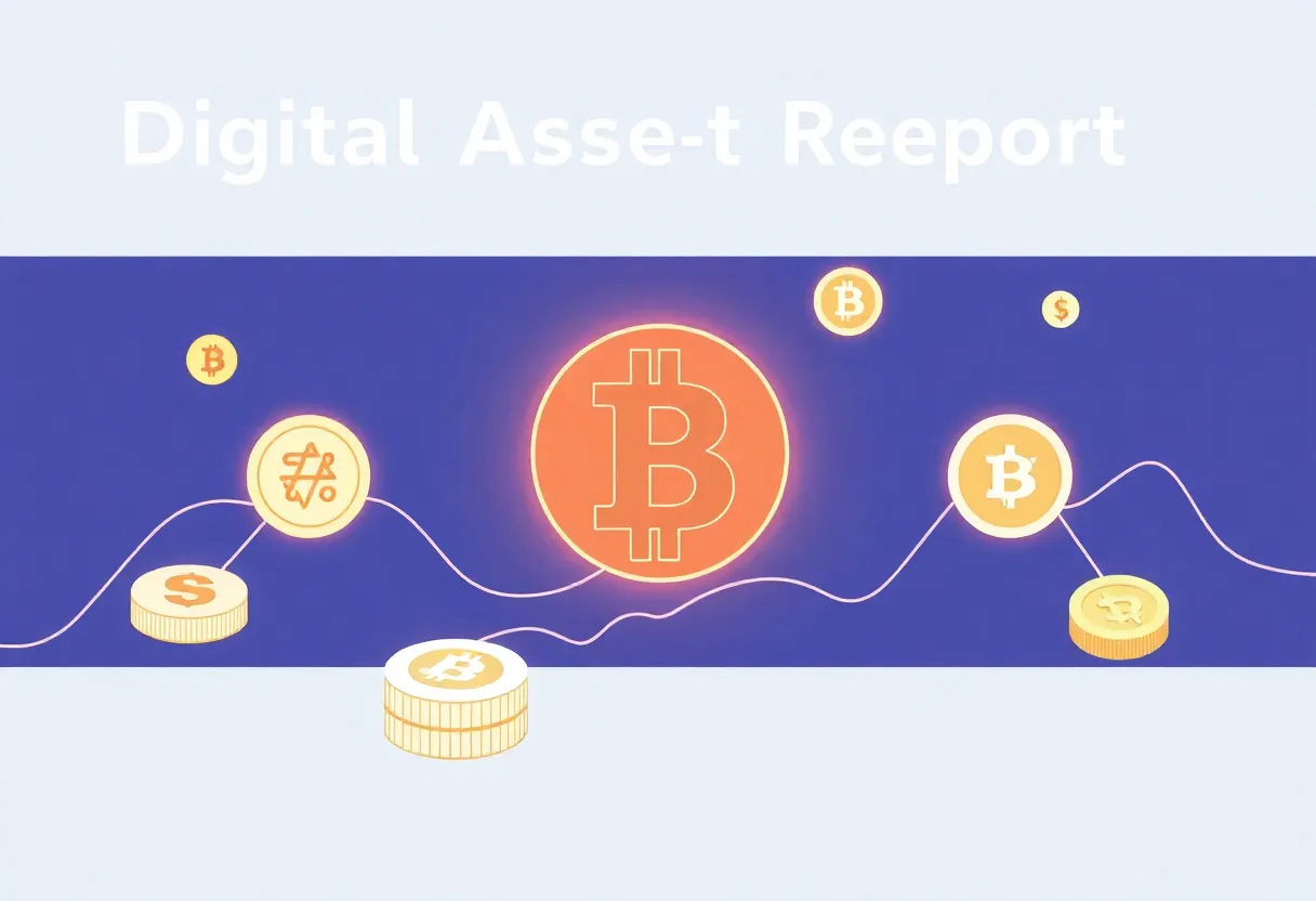 Digital asset reporting and compliance illustration