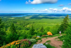 Visitors enjoying Wisconsin's natural landscapes in state parks