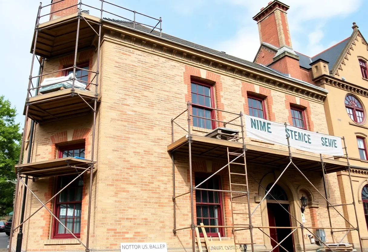 Historic building in York County being renovated