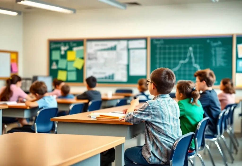 Educational setting illustrating fiscal responsibility