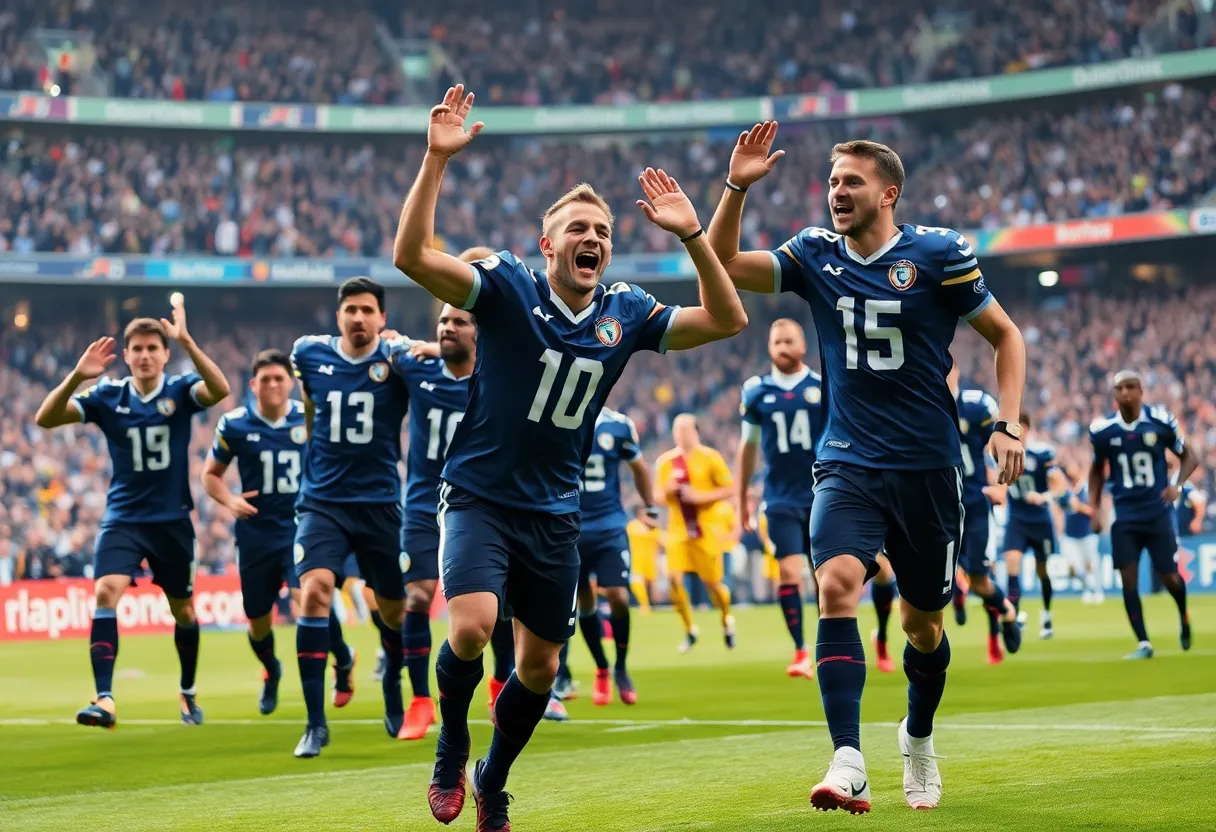 Gamecocks linebacker celebrating on the field