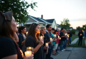 A community vigil in Rock Hill for a missing teenager.