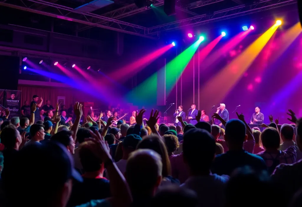 Audience enjoying the Dead Letter Office tribute concert