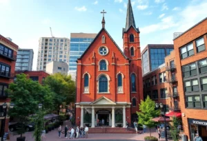 Exterior view of the new Levine Museum of the New South location in Charlotte
