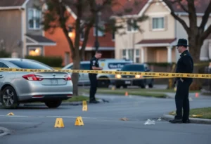 Investigation at the scene of a cold case murder in Rock Hill