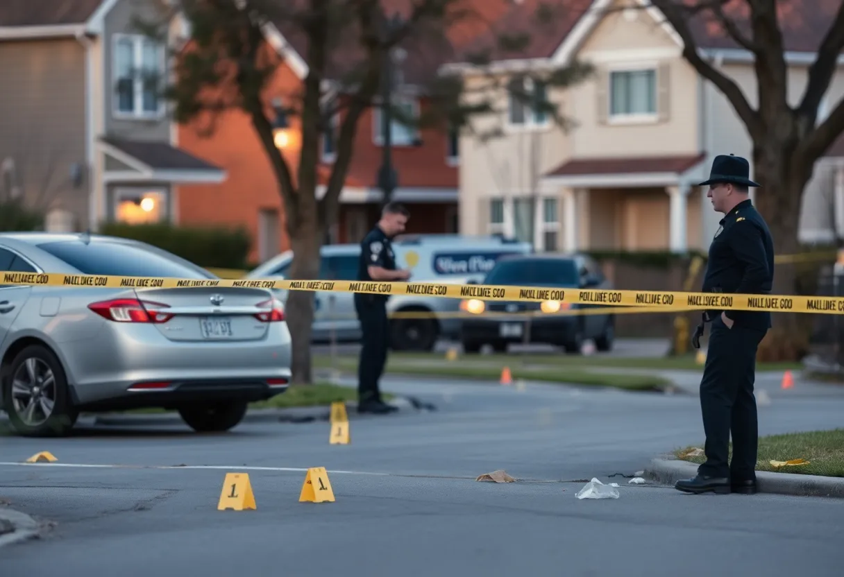 Investigation at the scene of a cold case murder in Rock Hill