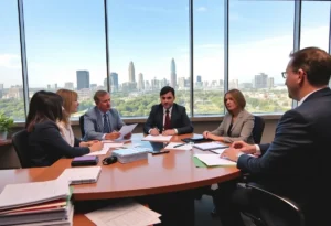 Tax professionals discussing updates in Rock Hill office