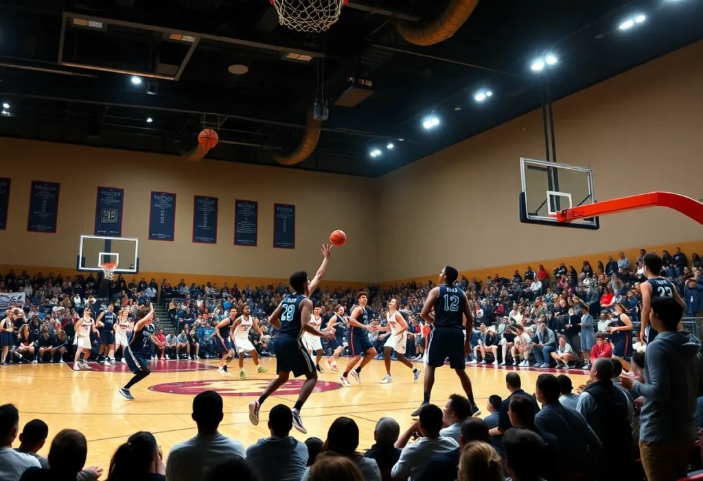 Winthrop Eagles vs Presbyterian College basketball game