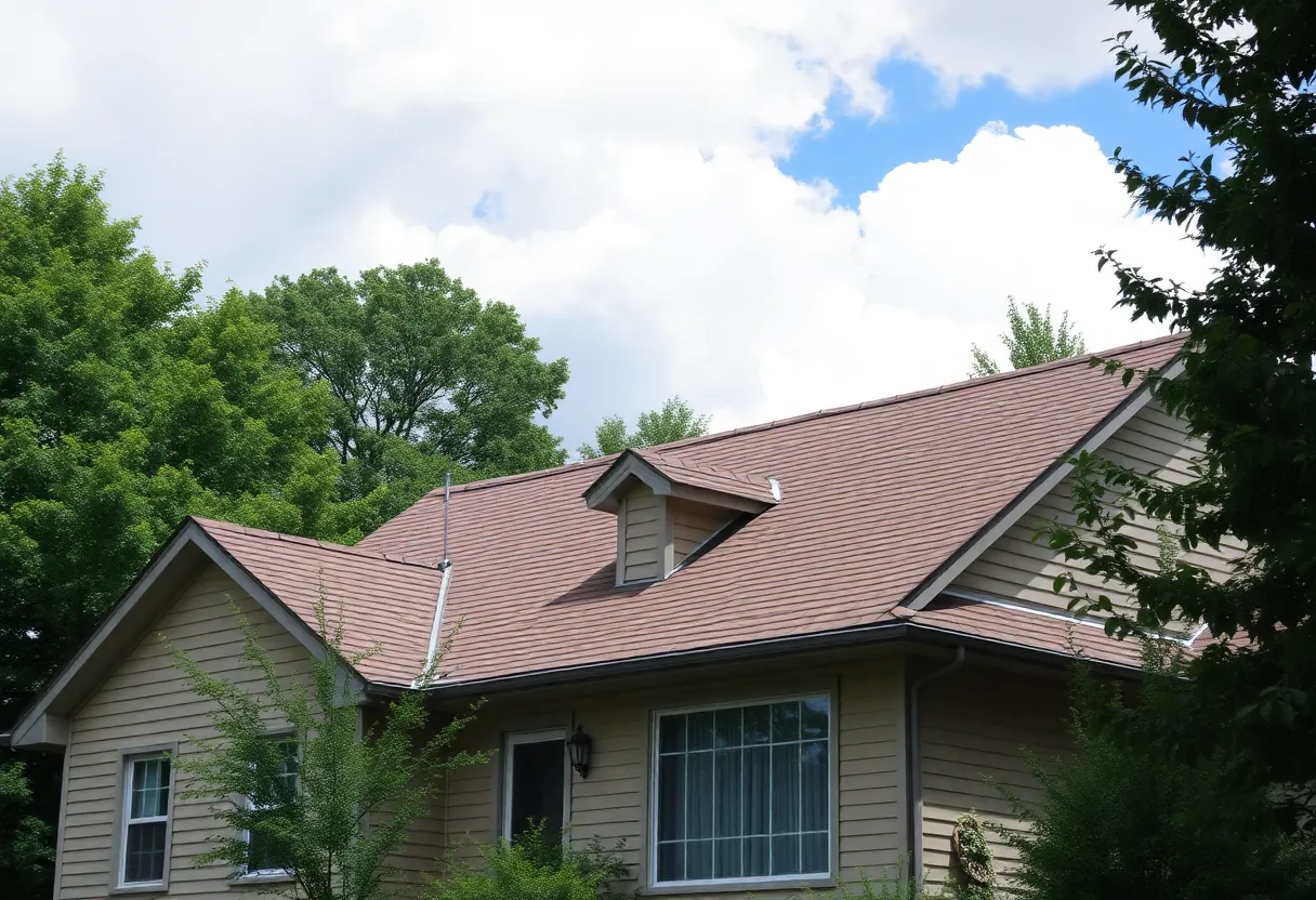 A well-maintained roof ready for summer storms