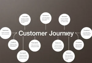 Overview of Customer Journey Mapping stages and touchpoints