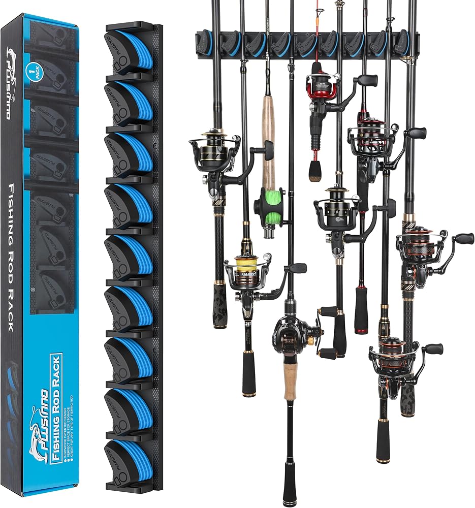 PLUSINNO 9-Rod Vertical Rod Holder