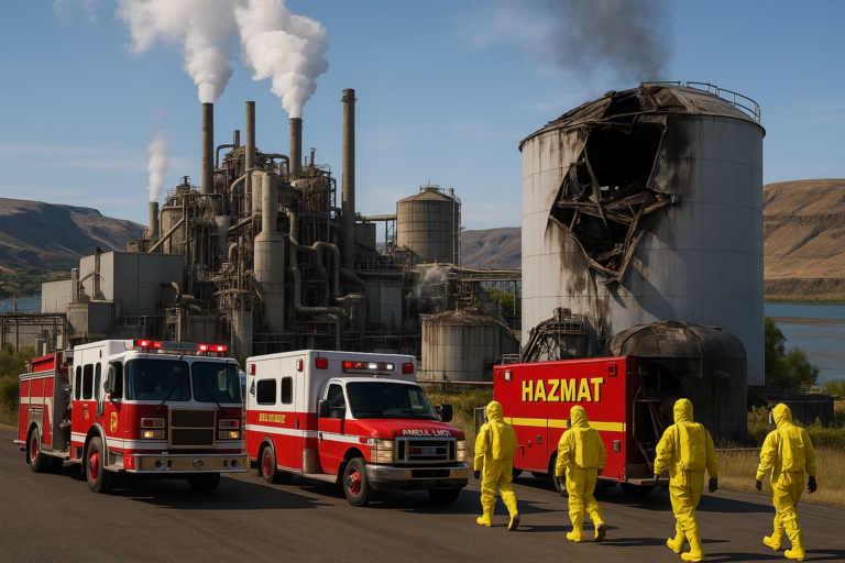 Chemical Tank Implosion at Washington State Paper Mill Kills at Least One Worker, Leaves Nine Unaccounted For