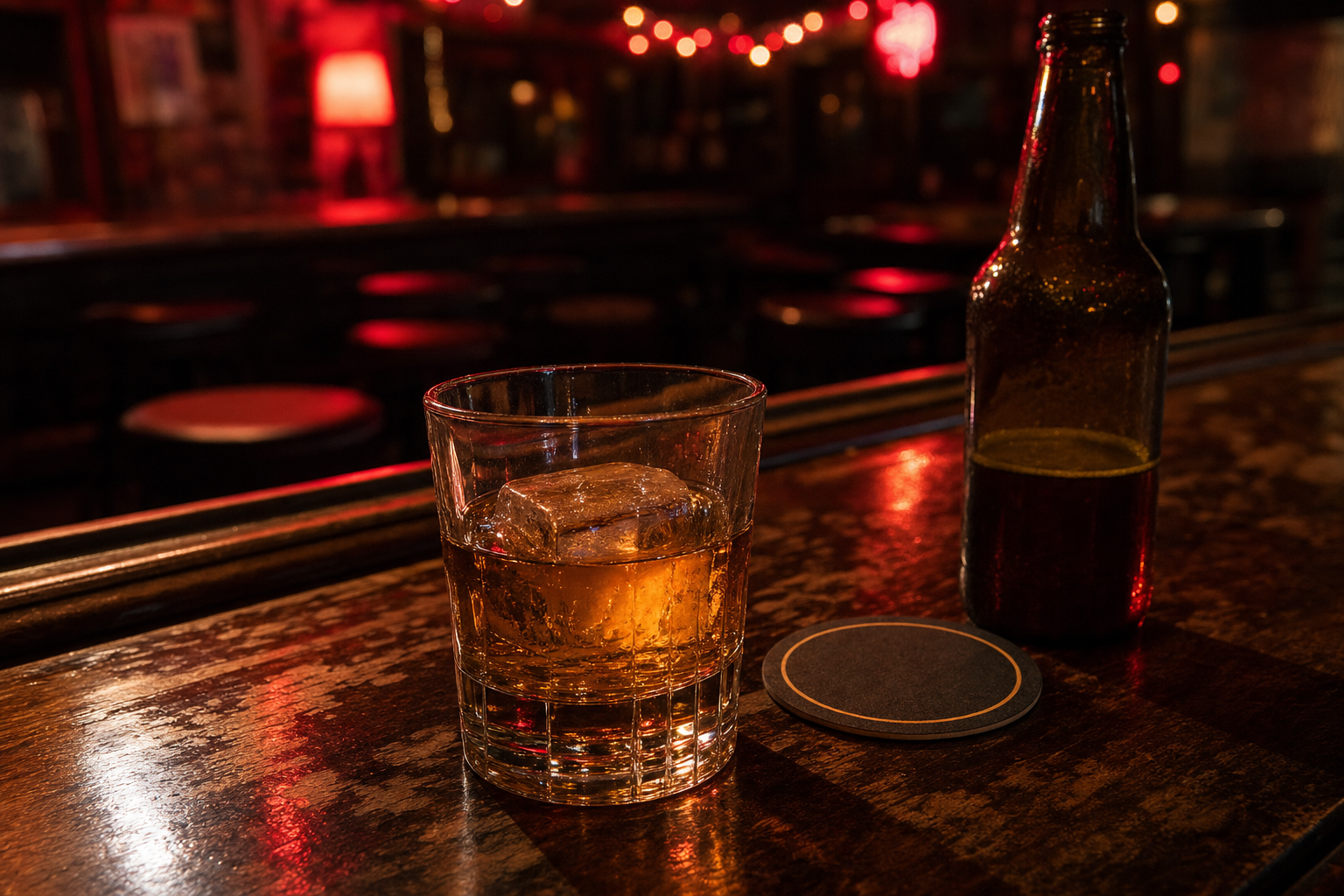 Outsiders Tavern — Bourbon, neat
