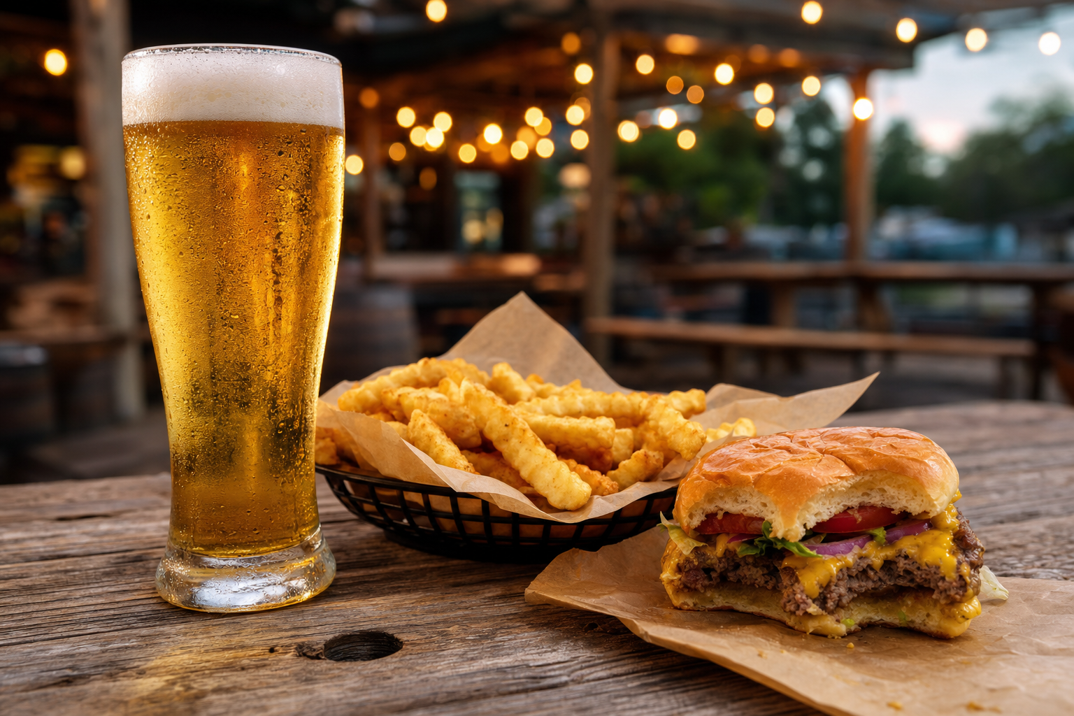 Slow Play Brewing — Pilsner and a smash burger