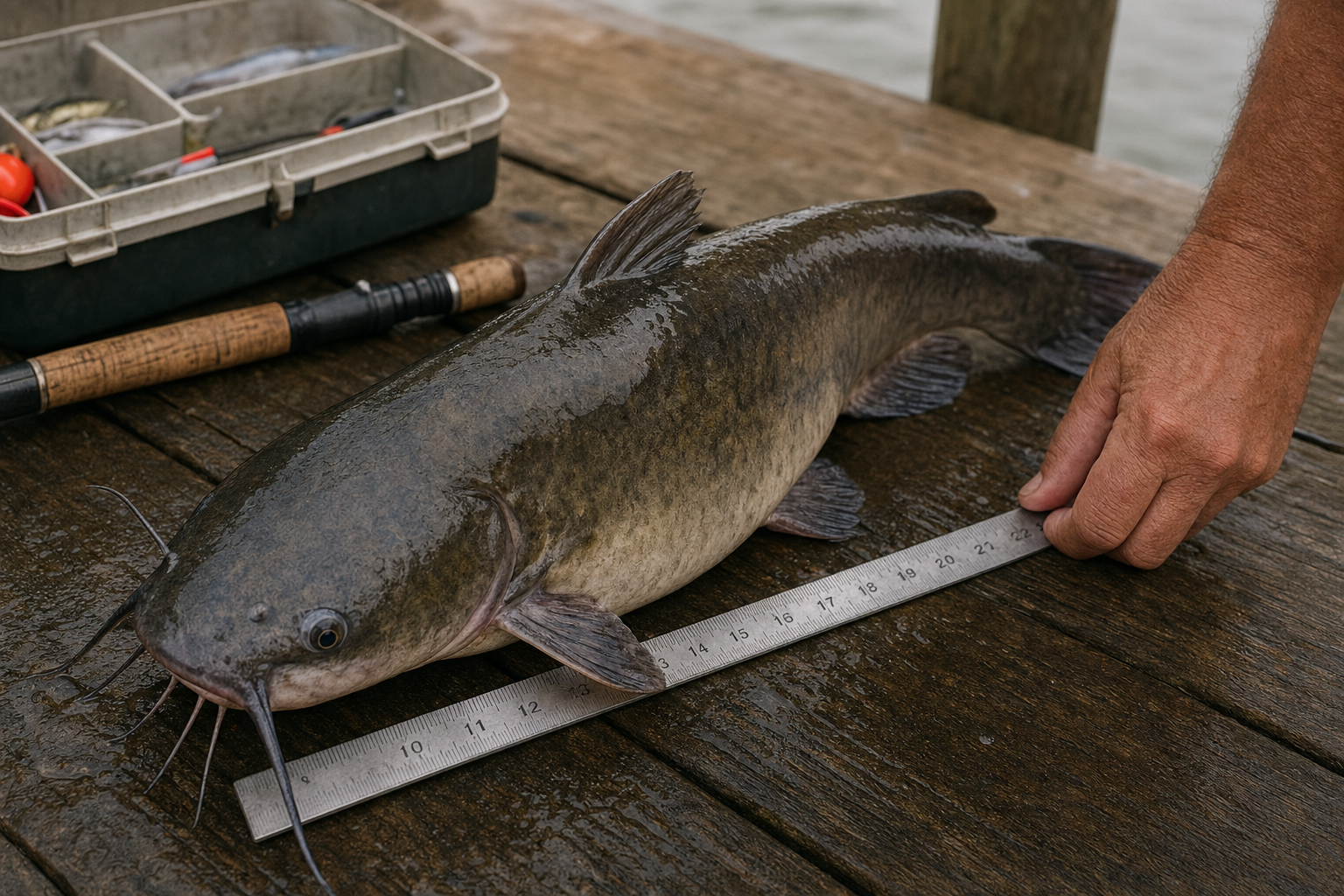 Catfish caught by Tom