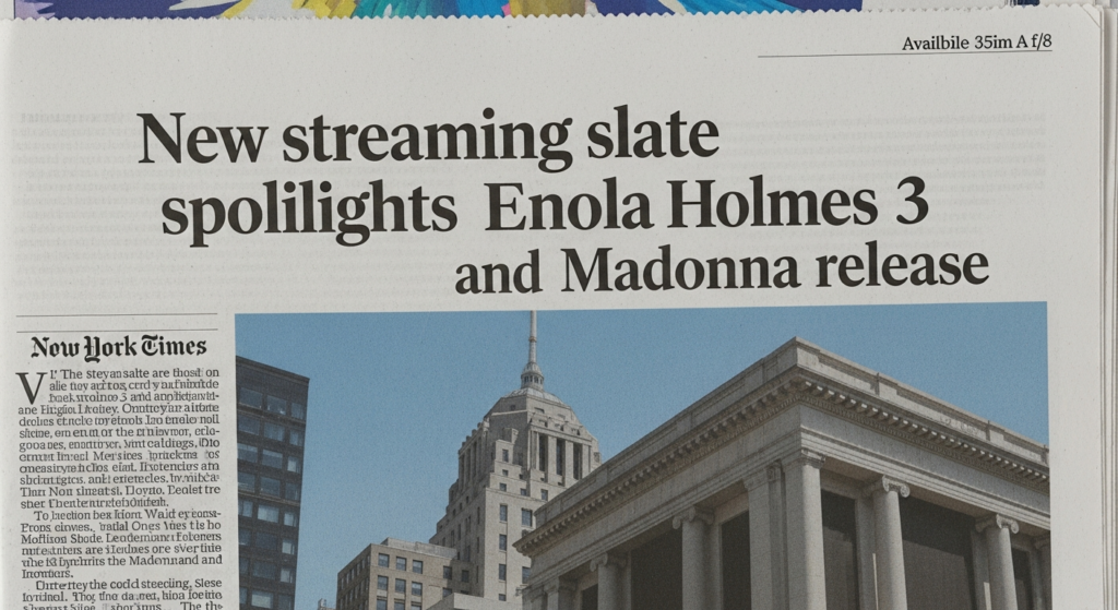 New Streaming Releases Include Enola Holmes 3, Madonna Album