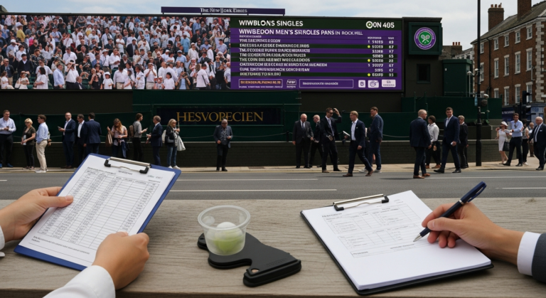 Wimbledon Men’s Singles Scores Draw Rock Hill Tennis Fans