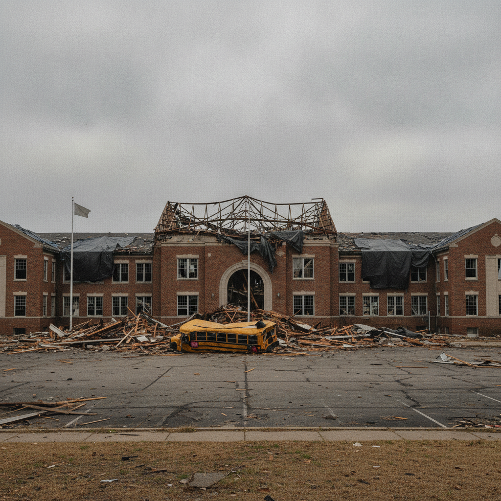 York County High School Shifts to Remote Start After Tornado Damage