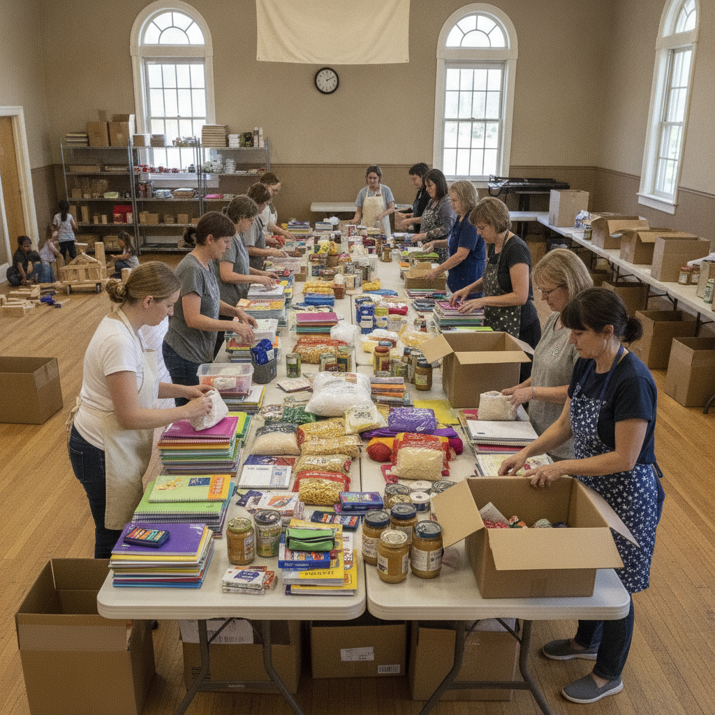 Rock Hill Volunteers Assemble Hundreds of Donations for Local Charities