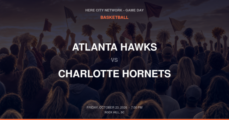 Atlanta Hawks vs. Charlotte Hornets — Basketball Game Day — Charlotte, NC — Oct 23, 2026
