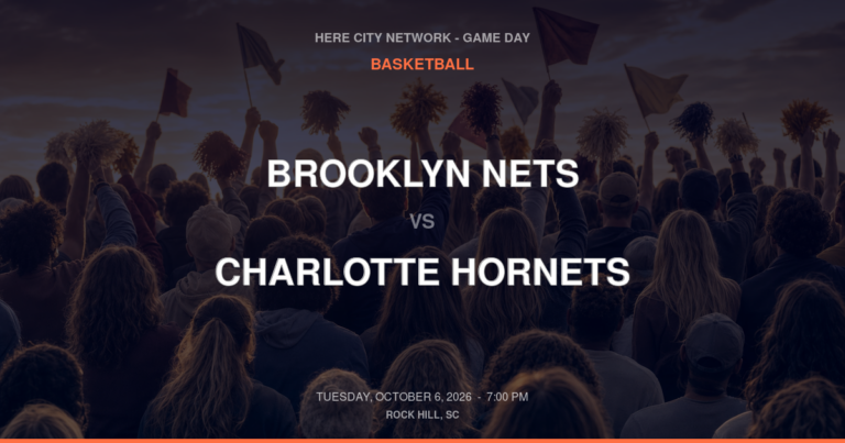 Brooklyn Nets vs. Charlotte Hornets — Basketball Game Day — Charlotte, NC — Oct 6, 2026