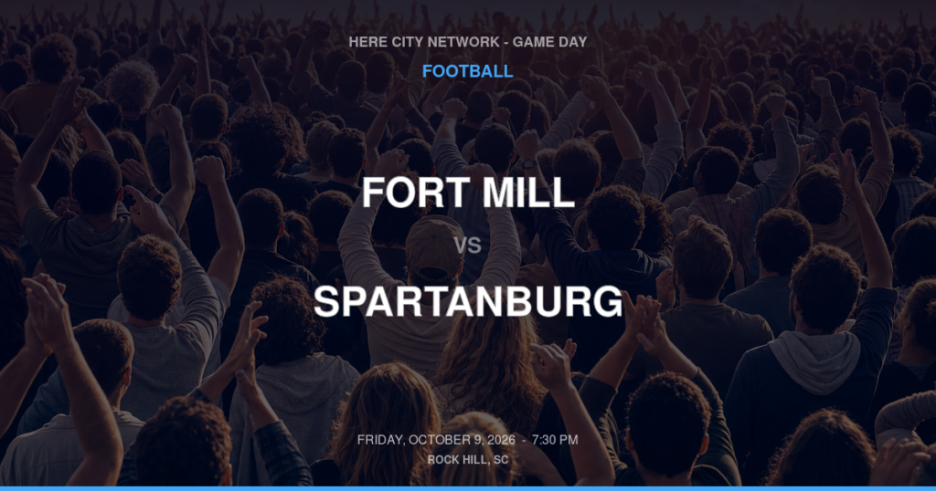 Fort Mill vs. Spartanburg — Football Game Day — Spartanburg, SC — Oct 9, 2026