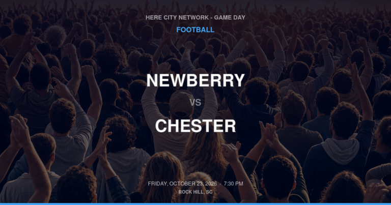 Newberry vs. Chester — Football Game Day — Chester, SC — Oct 23, 2026