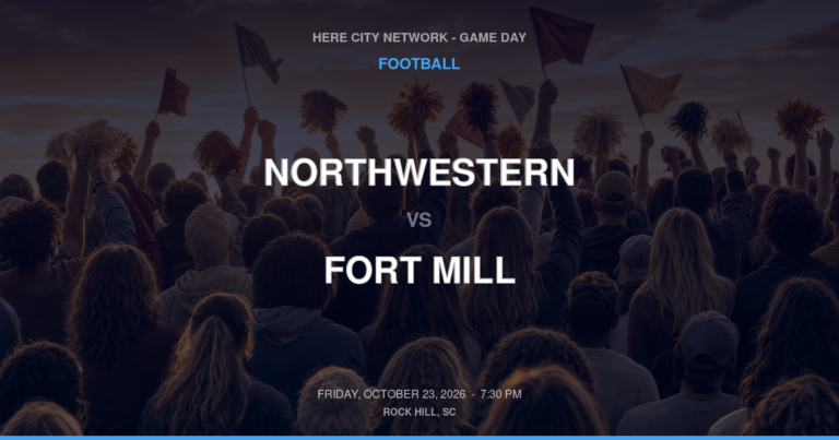 Northwestern vs. Fort Mill — Football Game Day — Fort Mill, SC — Oct 23, 2026