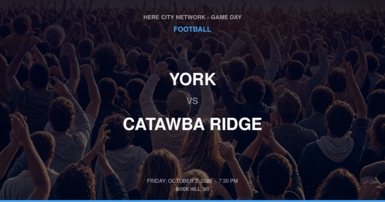 York vs. Catawba Ridge — Football Game Day — Fort Mill, SC — Oct 2, 2026